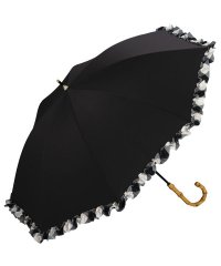 Wpc．/【Wpc. 公式】日傘 遮光バイアスチェックフリル 50cm 完全遮光 UVカット100％ 遮熱 晴雨兼用 レディース 長傘/505130287