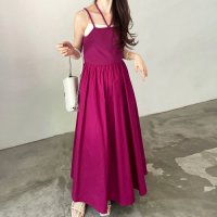 GeeRA/ジーラ GeeRA 着回し異素材ドッキングキャミワンピース/505136488