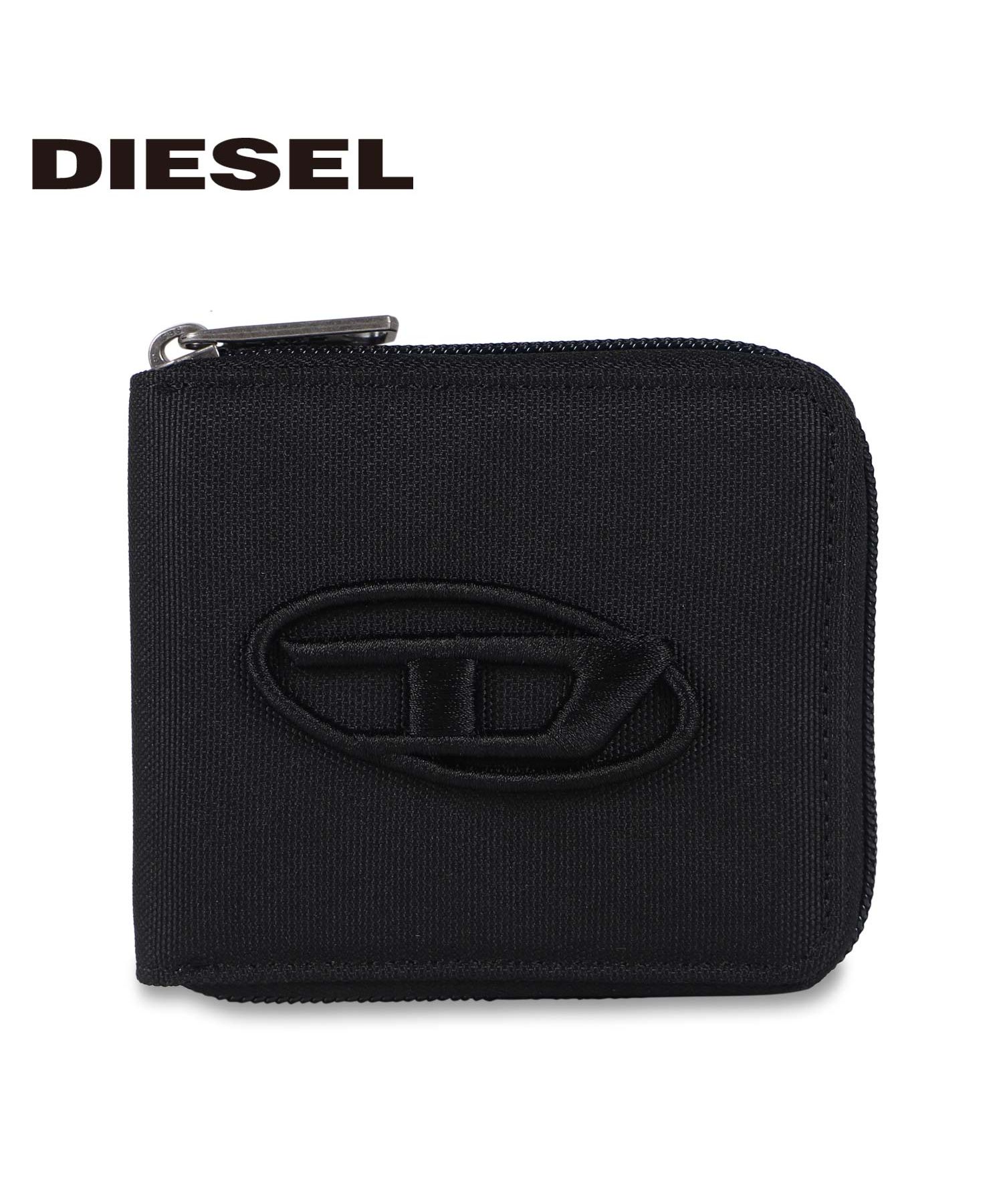 ディーゼル DIESEL 財布 二つ折り ミニ財布 メンズ ラウンドファスナー