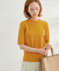 ROPE' PICNIC/【WEB限定カラー:クリーム】Beauty knit/ハーフスリーブニットプルオーバー/505140179