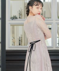 niana/ニアナ niana チュール×レースパネル切替パーティードレス/505141021