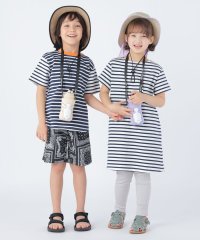 SHIPS KIDS/SHIPS KIDS:100～130cm / オーガニック コットン ボーダー Aライン ワンピース/505141584