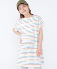 SHIPS KIDS/SHIPS KIDS:140～150cm / オーガニック コットン ボーダー Aライン ワンピース/505142156