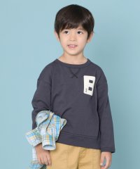 KP BOY/KPBOY(ケーピーボーイ)【日本製】ロゴ刺繍オーガニックリサイクル天竺長袖Tシャツ(100～130)/505087620