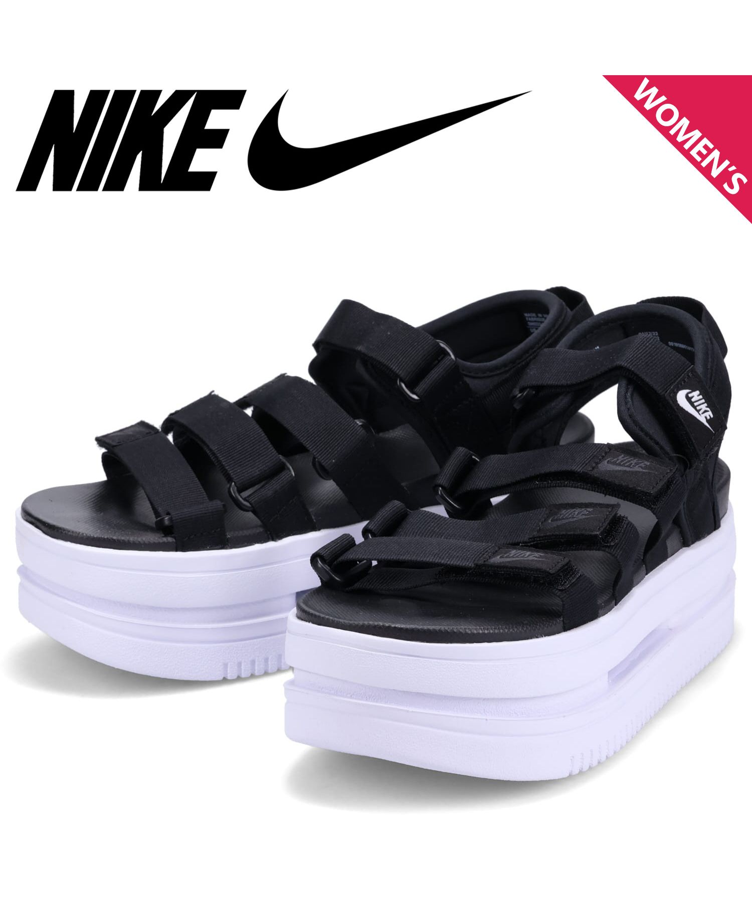 [NIKE] 厚底プラットフォーム ICONクラシック スポーツサンダル ナイキ｜NIKE レディース 通販 NIKE ナイキ W ICON CLASSIC