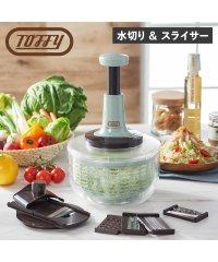 Toffy/トフィー Toffy Toffy トフィー スライサー 千切り 水切りかご プッシュサラダスピナー スライサーセット PUSH SALAD SPINNER SL/505138682