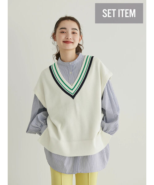 セール】アメリカンホリック AMERICAN HOLIC SET ニットベスト+ セール】アメリカンホリック AMERICAN HOLIC SET ニットベスト+