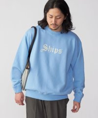 SHIPS MEN/*SHIPS: OLD ENGLISH SHIPS ロゴ プリント クルーネック スウェット/505144023