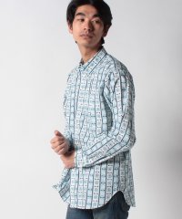 LEVI’S OUTLET/LVC 70'S BUTTON UP ATOMIC BLUE AND WHITE/505129323