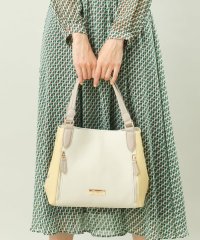 MK MICHEL KLEIN BAG/【2WAY】バイカラースクエアトートバッグ/505144499