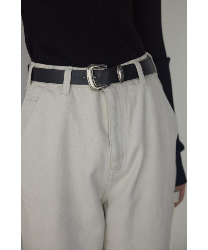 undulation buckle belt(506574130) | ブラックバイマウジー
