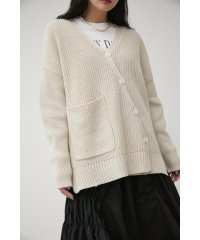 AZUL by moussy/ASYMMETRY BUTTON CARDIGAN/505144606