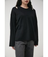 AZUL by moussy/2WAY LAYERED DEEP V/N TOPS/505144607