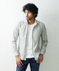 MICHEL KLEIN HOMME/【2023年モデル】《日本製》ストライプタックシャツ/505145251
