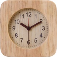 BACKYARD FAMILY/TABLE CLOCK 置時計 ウッド/505140646