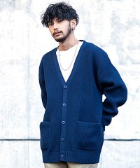 CavariA/キャバリア CavariA CavariA 畦編みニットカーディガン 羽織/505145937