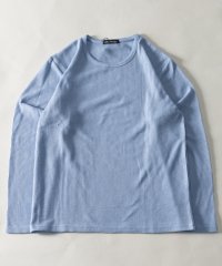 Nylaus/T/C ワッフル クルーネック ロングTシャツ/505145962