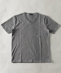 Nylaus/T/C ランダムテレコ Vネック 半袖Tシャツ/505145966