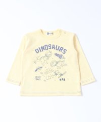 KP BOY/KPBOY(ケーピーボーイ)【日本製】恐竜プリントのデザートコットン天竺長袖Tシャツ(80～90)/505087571