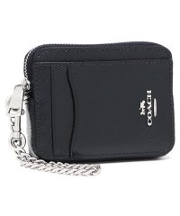 COACH/コーチ アウトレット カードケース フラグメントケース ネイビー レディース COACH CF520 SVBHP/505147448