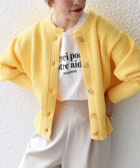 SHIPS any WOMEN/SHIPS any: パターン コンパクト ショート ニット カーディガン/505073874