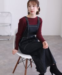 PourVous/プールヴー PourVous デニムサロペットスカート/505149486