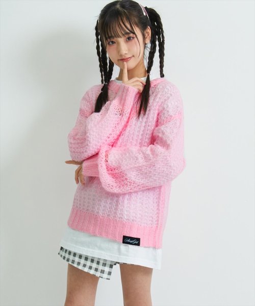 クーポン】カギアミニットトップス(505150216) アナップガール(ANAP GiRL) d fashion ANAP GiRL アナップガール トップス