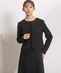 form forma/【洗える】【喪服】ノーカラージャケット＆ボウタイ風セミフレアワンピース /レディース/ブラックフォーマル/卒業式（卒園式）入学式（入園式）七五三・お宮参り/505141267