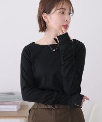 PourVous/プールヴー PourVous ボートネック指空きTシャツ/505149499