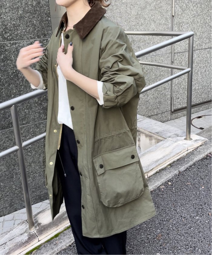 Barbour バブアー 別注 Spick \u0026 Span フード付コート