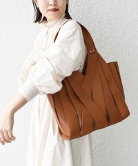 SHIPS WOMEN/《一部追加予約》* クロス メッシュ ミディ トート 24SS ◆/505151805