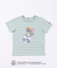 KP BOY/KPBOY(ケーピーボーイ)【TOM＆JERRY/トムとジェリー】天竺ボーダー半袖Ｔシャツ(140)/505154048