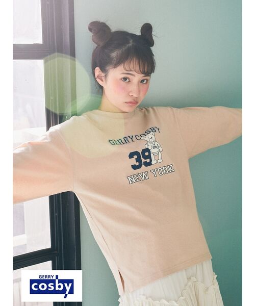 別注 cosby ベアープリントロングTシャツ(505154341) | アース