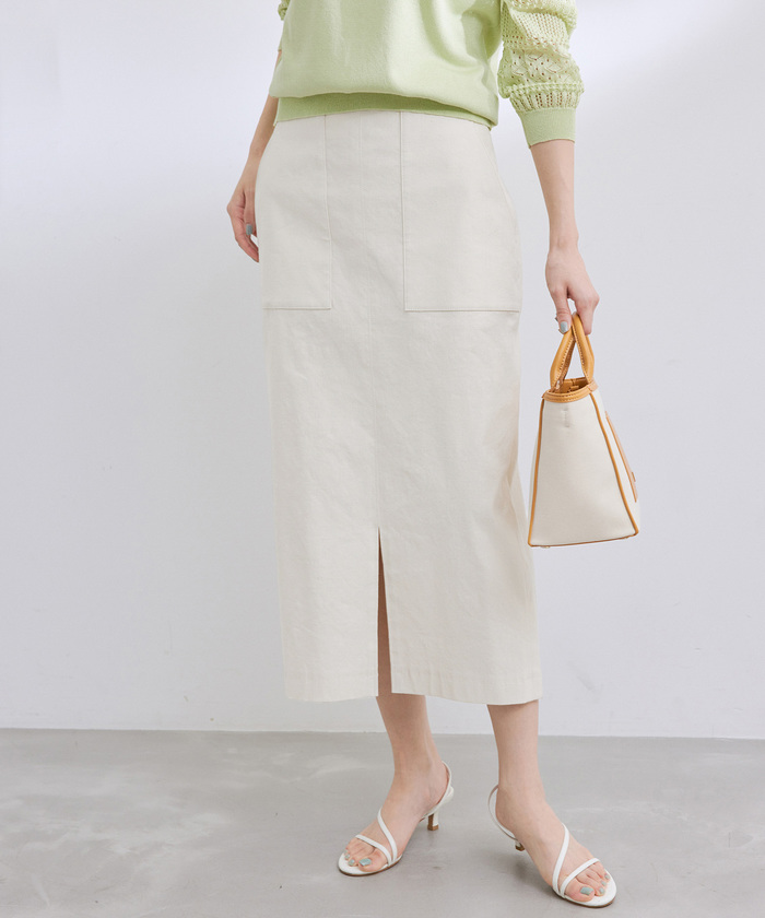 定番ポケット付きスカート/23SS(505155510) | ロペ(ROPE') - d fashion