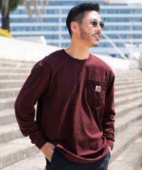 JIGGYS SHOP/Carhartt(カーハート)ポケット付きクルーネックロンT / メンズ Tシャツ 長袖Tシャツ ロンティー カットソー トップ/503682222