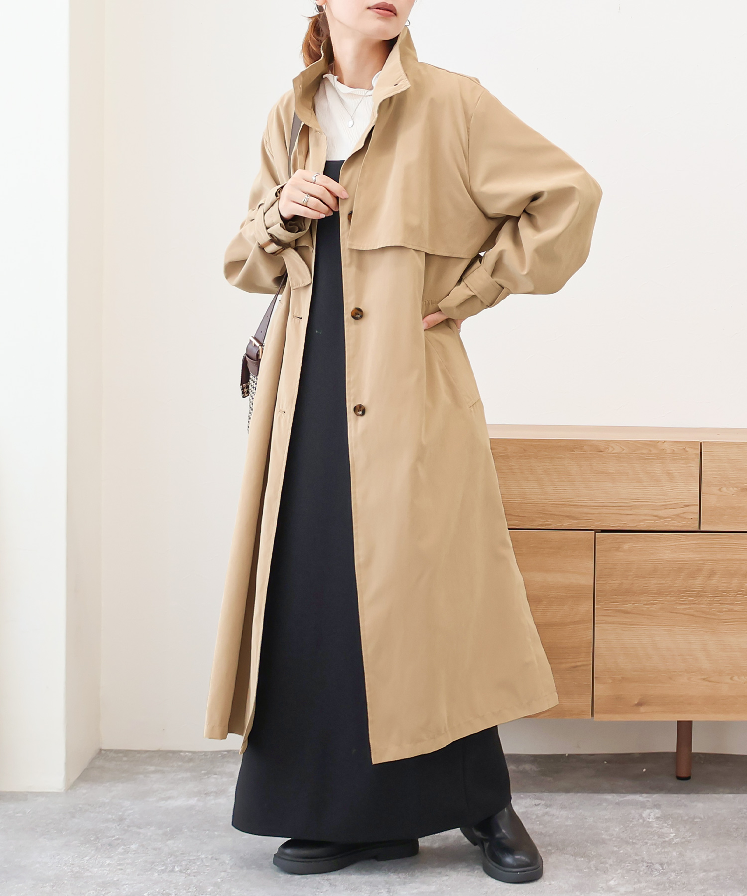 3年保証』 新品タグ付き RIM.ARK ベスト付き トレンチコート 2点