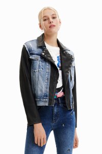 Desigual/デシグアル Desigual ミッキーマウス ハイブリッド デニムジャケット/505098032