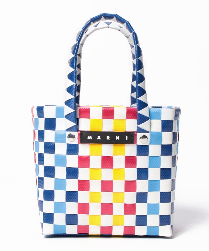 MARNI】マルニ ハンドバッグ かごバッグ M00178M00IW MICRO BASKET BAG