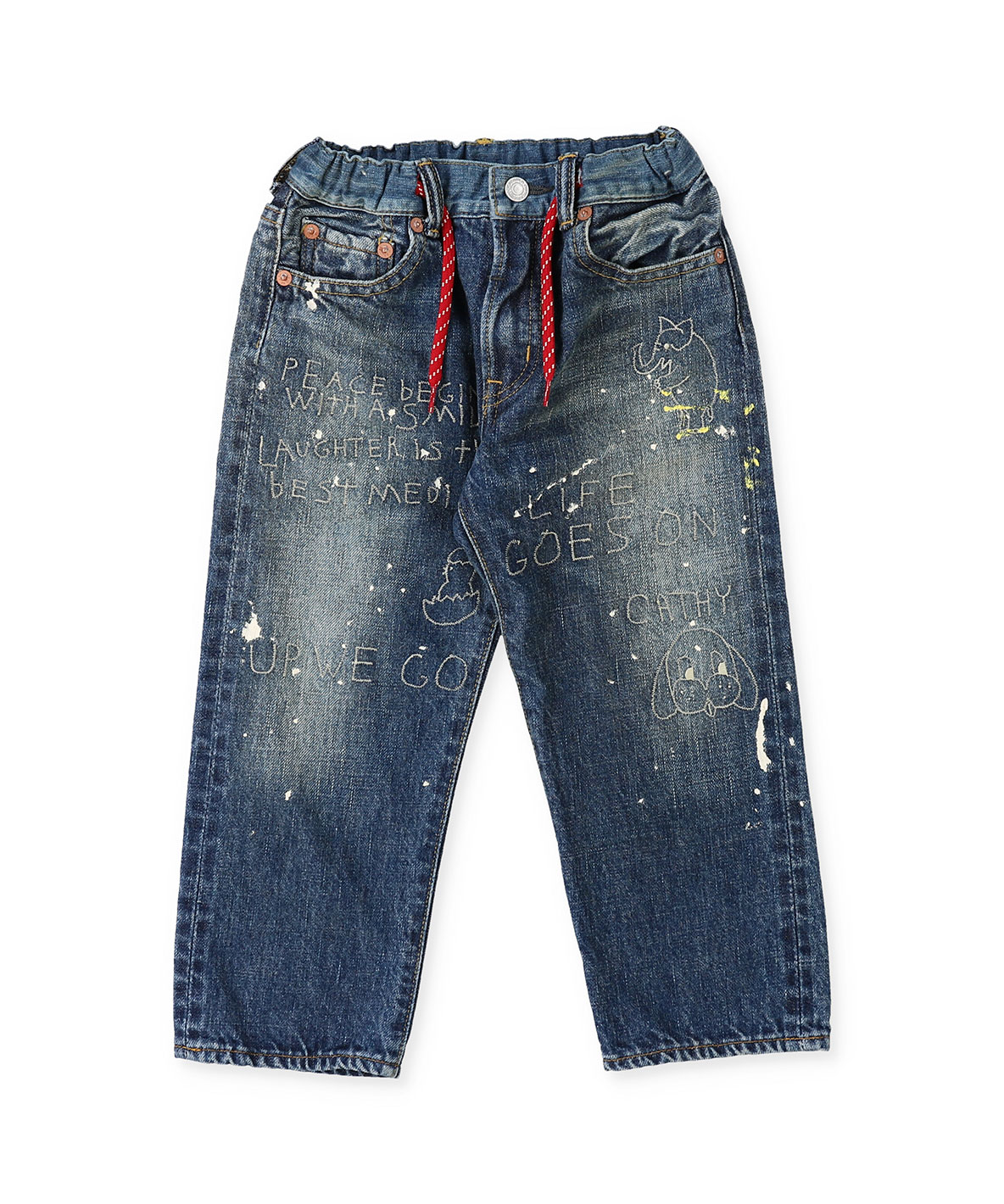 デニムダンガリー DENIM DUNGAREE 12ozHOME MADEデニム ラクガキ