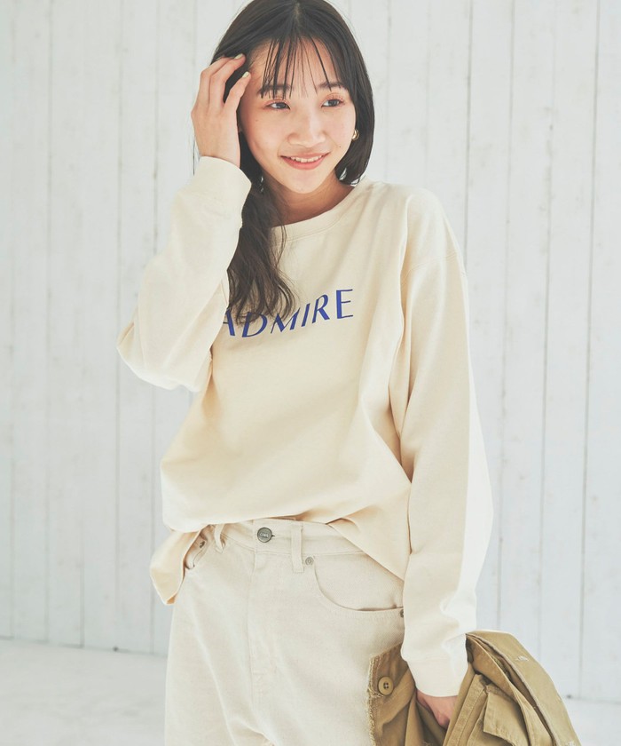 セール】ミラーロゴプリントロングスリーブTシャツ(505158044) | coen