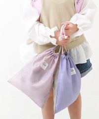 devirock/2枚セット バケット型巾着 中サイズ 子供服 キッズ 男の子 女の子 バッグ 巾着 新学期グッズ 入園 入学 通園 通学/505160782