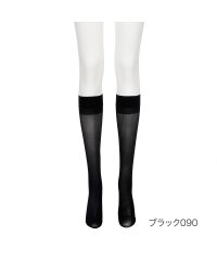femozione/フェモツィオーネ femozione 福助 公式 ストッキング レディース femozione (フェモツィオーネ) 17リュクスベルベット 無地 ひざ下丈 3/505161398