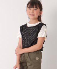 ikka kids/【2点セット】レースベスト／パフスリーブTセット（120〜160cm）/505142913