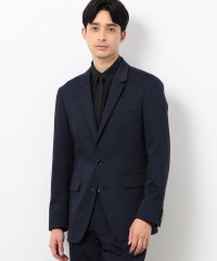 COMME CA ISM MENS/【セットアップ対応】べネサテン ストレッチ “ネイビーブレザー” ナローラペルジャケット/505162119