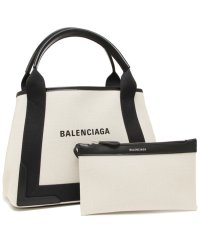 BALENCIAGA/バレンシアガ ハンドバッグ ネイビースモールカバ Sサイズ ロゴ ホワイト レディース BALENCIAGA 339933 210F3 9261/505162583