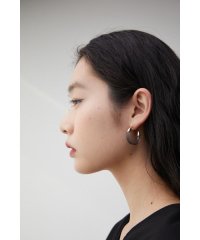 AZUL by moussy/CLEAR HOOP EARRINGS/505164604