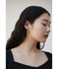 AZUL by moussy/CLEAR HOOP EARRINGS/505164604