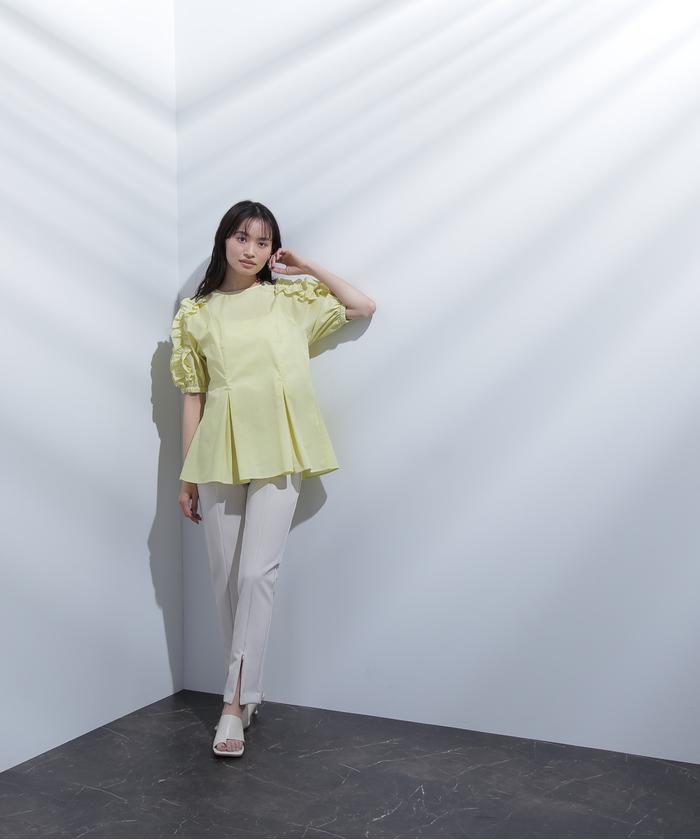 ★未使用★NATURAL BEAUTY BASICセンタースリットパンツ　黒　M セール 30%OFF】センタースリットパンツ(505164637