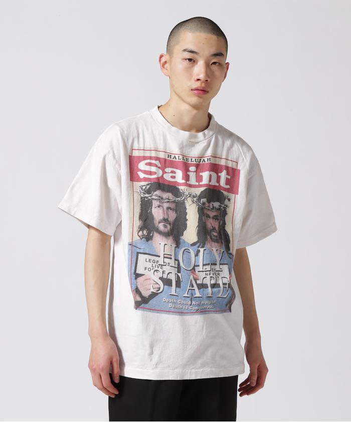 SAINT MICHAEL/セント マイケル/SS TEE/HOLY STATE/WHITE(505164773