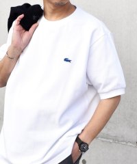 SHIPS any MEN/【SHIPS any別注】LACOSTE: ワンポイント ロゴ ピケ クルーネック Tシャツ 24SS◆/505165680